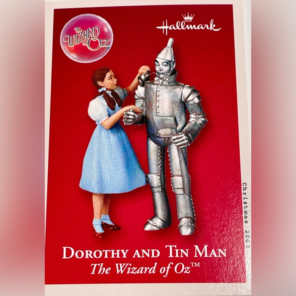 Hallmark Keepsake “Dorothy and Tin Man” Wizard of Oz Ornament - Picture 7 of 9
